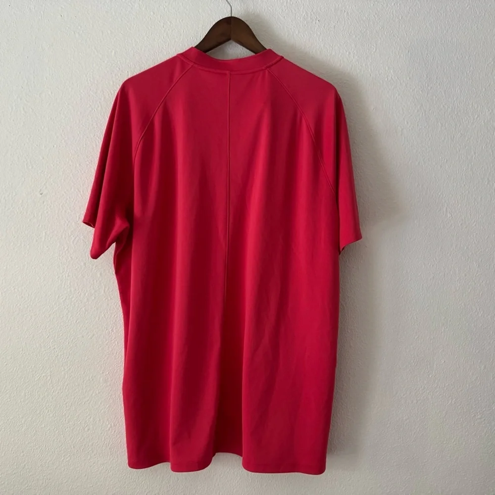 Nike Dry Momentum Polo XXL Pink Bold Performance Golf Shirt Athletic PGA Sporty
